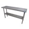 Bk Resources Flat Top Work Table Stainless Steel w/Galvanized Undershelf 60"Wx18"D VTT-1860 - alternate 6